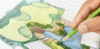 Fouten voorkomen bij tuinaanleg? Wij helpen je! schets van tuinontwerp