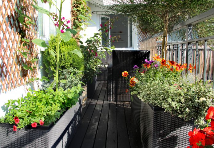 plantenbak balkon