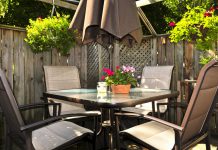 De luxe van een tuinset tuinset