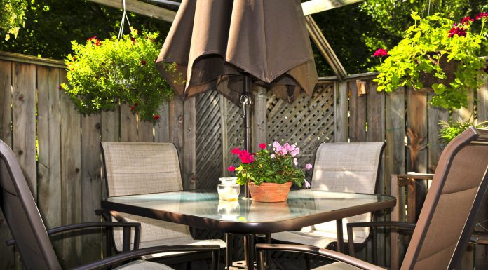 De luxe van een tuinset tuinset